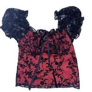 Minga London Odessa Floral Milkmaid Top